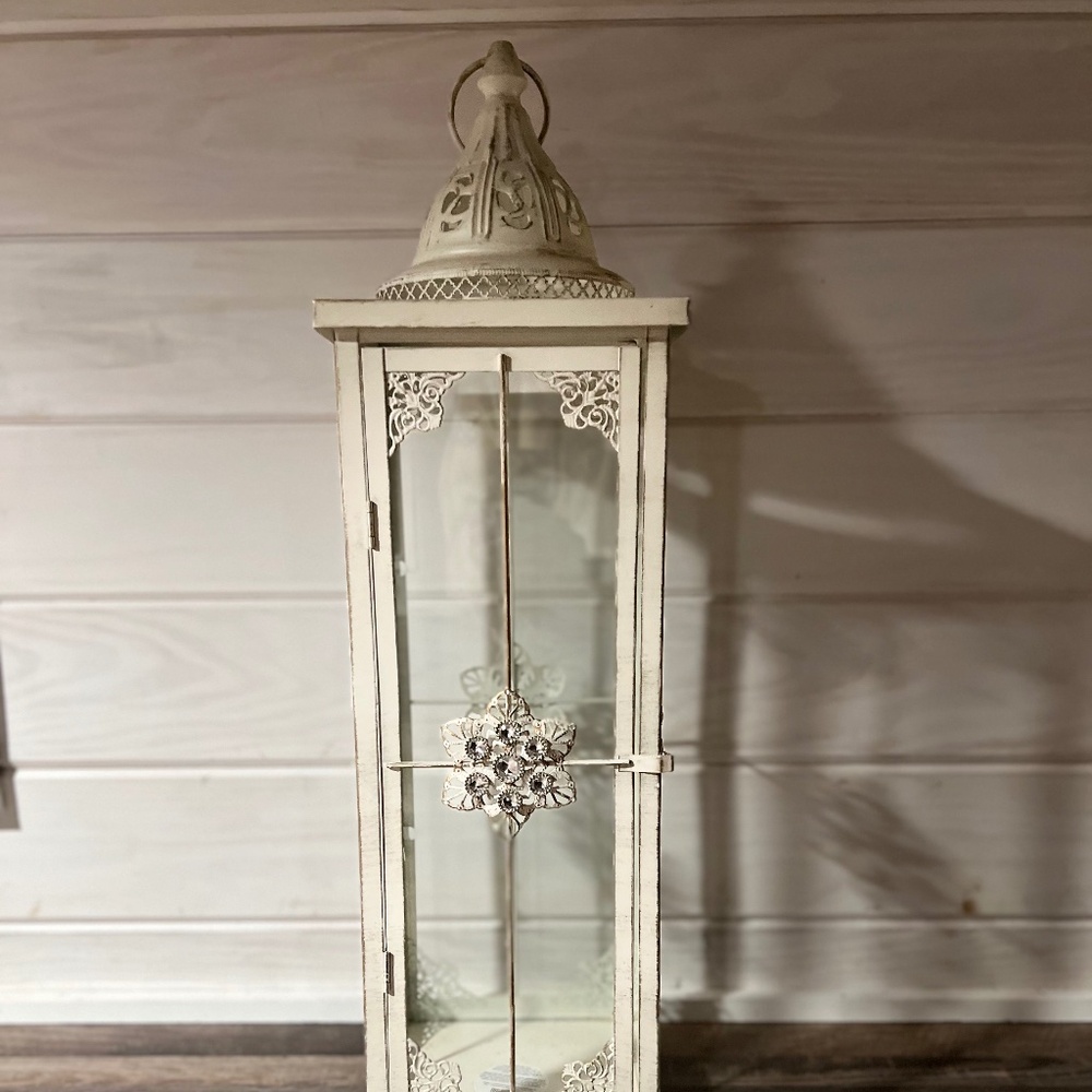 Pier 1 Imports Rustic Ivory Lantern - Picture 8 of 8